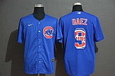Cubs 9 Javier Baez Royal 2020 Nike Cool Base Fashion Jersey,baseball caps,new era cap wholesale,wholesale hats